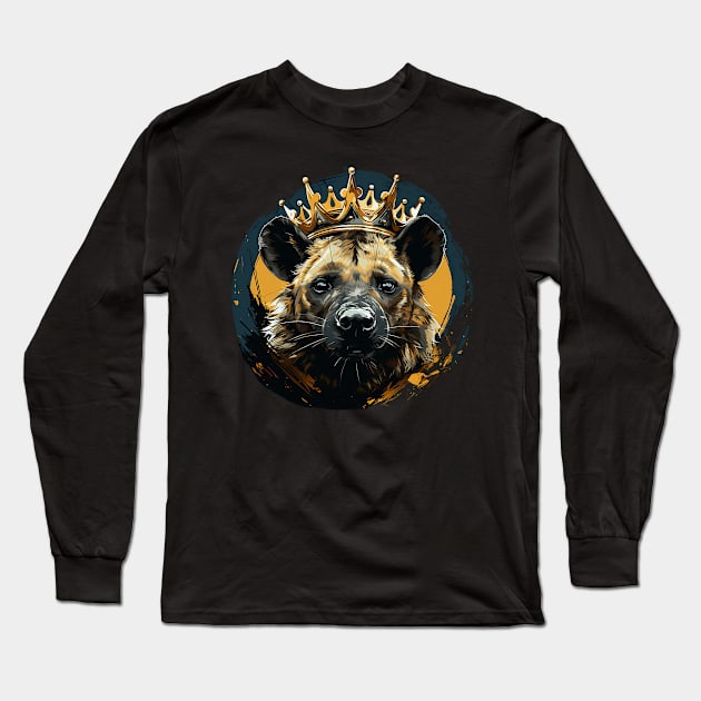 hyena Long Sleeve T-Shirt by piratesnow